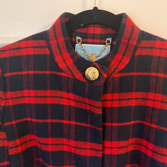 Draper James Plaid Coat Size XS - Picture 11 of 12